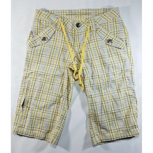 RARE! BOOM BOOM WOMEN'S SHORTS SZ 1 PLAID 30 X 14